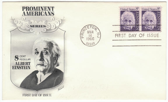 Scott #1285 Albert Einstein First Day Cover