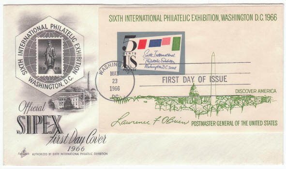 Scott #1311 SIPEX First Day Cover