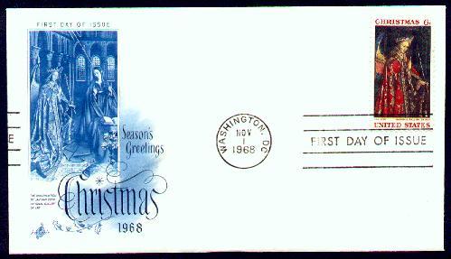 Scott #1363 The Annunciation Christmas 1968 First Day Cover