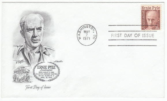 Scott #1398 Ernie Pyle First Day Cover
