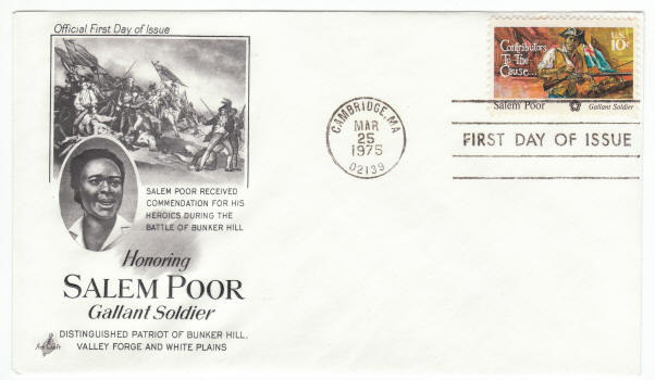 Scott #1560 Salem Poor First Day Cover