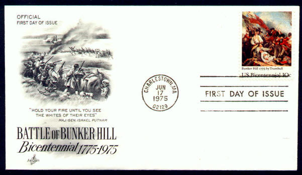 Scott #1564 Battle of Bunker Hill First Day Cover