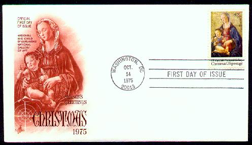 Scott #1579 Madonna Child Christmas 1975 First Day Cover