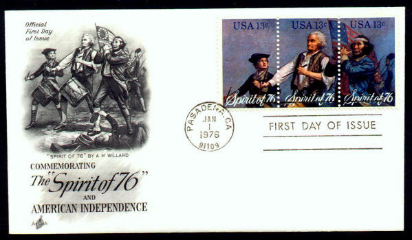 Scott #1629 1631 The Spirit Of 76 First Day Cover