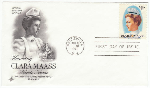 Scott #1699 Clara Maass Heroic Nurse First Day Cover