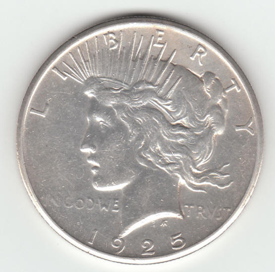1925 Peace Silver Dollar obverse