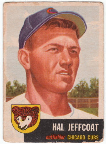 1953 Topps Hal Jeffcoat #29