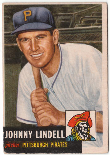 1953 Topps Johnny Lindell First Topps Card #230