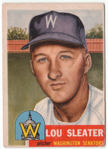 1953 Topps Lou Sleater #224