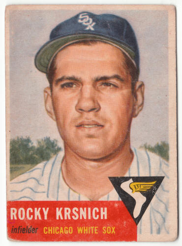 1953 Topps Rocky Krsnich Rookie Card #229