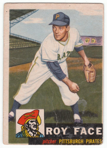 1953 Topps #246 Roy Face rookie card front