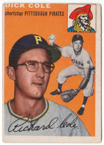 1954 Topps Baseball #84 Dick Cole Rookie Card