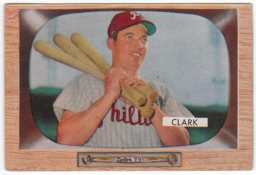 1955 Bowman Baseball #41 Mel Clark