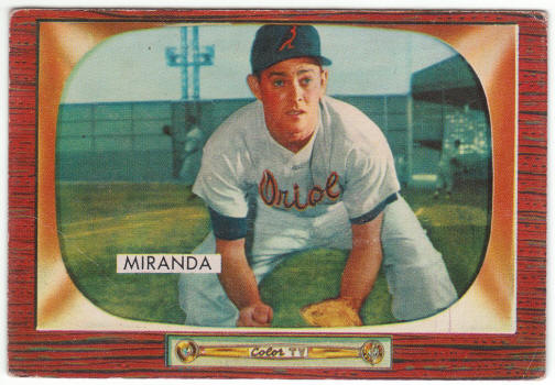 1955 Bowman Baseball #79 Willie Miranda