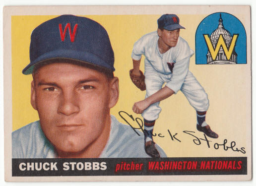 1955 Topps #41 Chuck Stobbs front