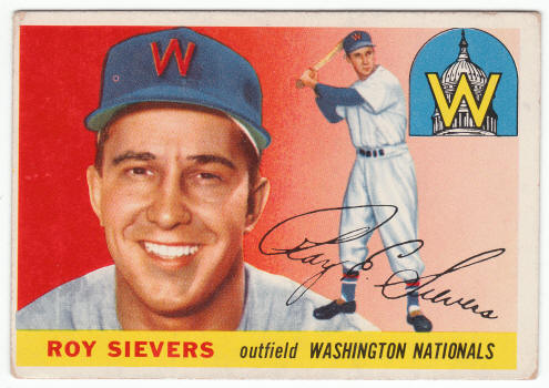 1955 Topps Roy Sievers #16 front