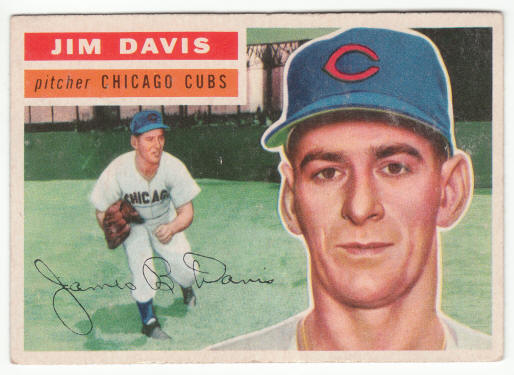 1956 Topps Baseball #102 Jim Davis