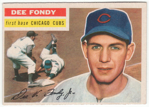 1956 Topps Baseball #112 Dee Fondy
