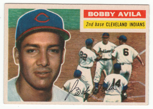1956 Topps #132 Bobby Avila front