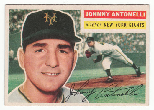 1956 Topps #138 Johnny Antonelli front