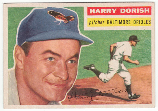 1956 Topps Baseball #167 Harry Dorish