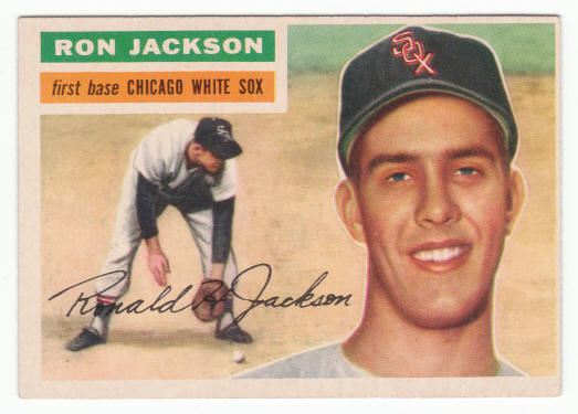1956 Topps #186 Ron Jackson front