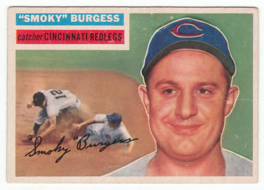 1956 Topps #192 Smoky Burgess front