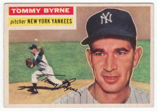 1956 Topps Tommy Byrne #215