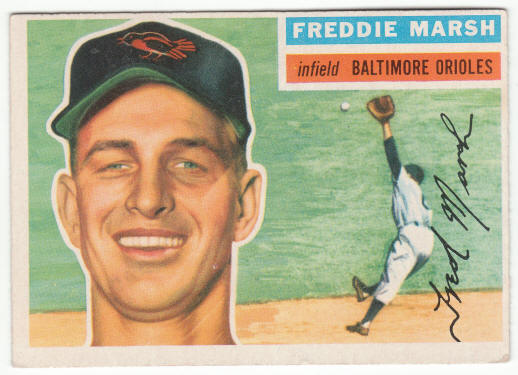 1956 Topps Baseball #23 Fred Marsh