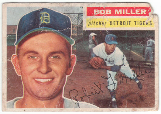 1956 Topps Baseball #263 Bob Miller