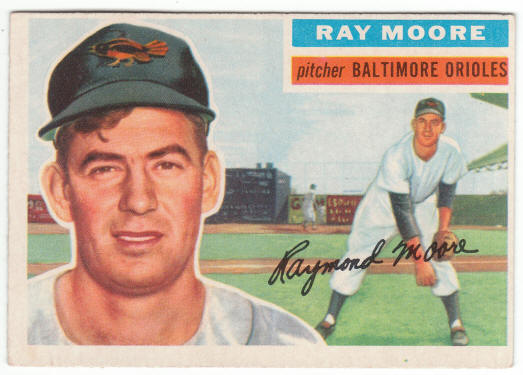 1956 Topps Baseball #43 Ray Moore