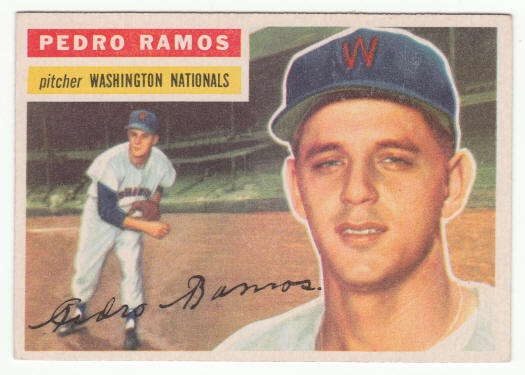 1956 Topps Pedro Ramos #49 Rookie Card