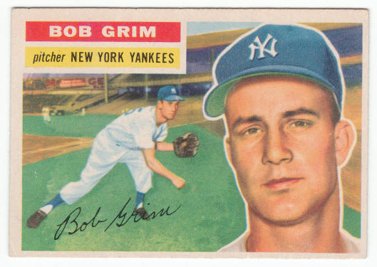 1956 Topps Bob Grim #52