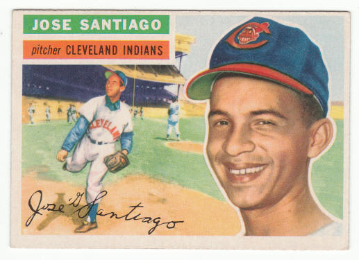 1956 Topps #59 Jose Santiago Rookie Card