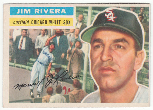 1956 Topps Baseball #70 Jim Rivera