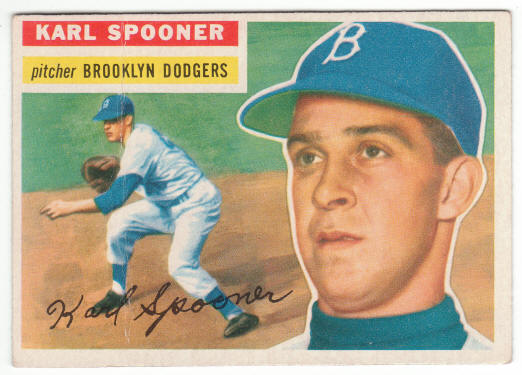 1956 Topps Baseball #83 Karl Spooner