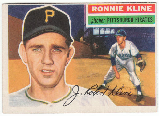 1956 Topps Baseball #94 Ronnie Kline