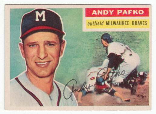 1956 Topps #312 Andy Pafko front