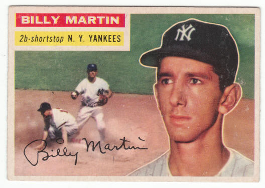 1956 Topps 181 Billy Martin front