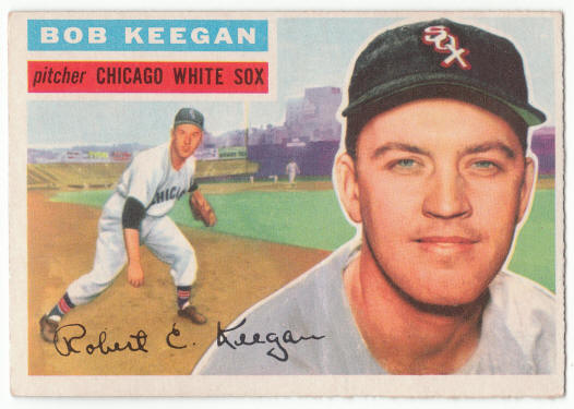 1956 Topps #54 Bob Keegan front