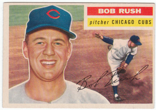 1956 Topps #214 Bob Rush front