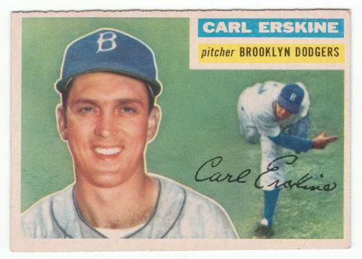 1956 Topps Carl Erskine 233