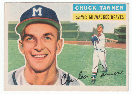 1956 Topps #69 Chuck Tanner front