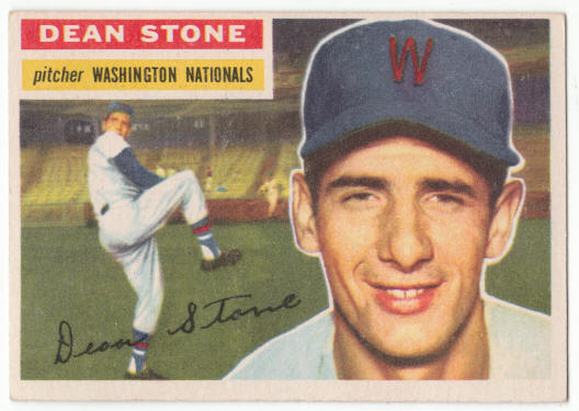 1956 Topps #87 Dean Stone front