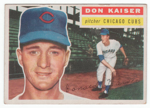 1956 Topps #124 Don Kaiser front