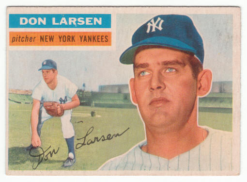 1956 Topps 332 Don Larsen front