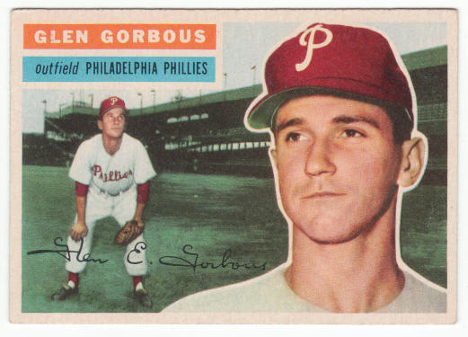 1956 Topps Glen Gorbous #174 rookie card front