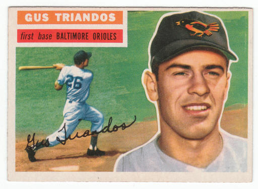 1956 Topps #80 Gus Triandos front