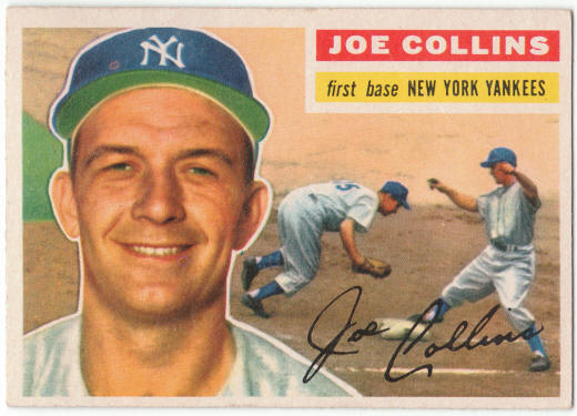 1956 Topps #21 Joe Collins front