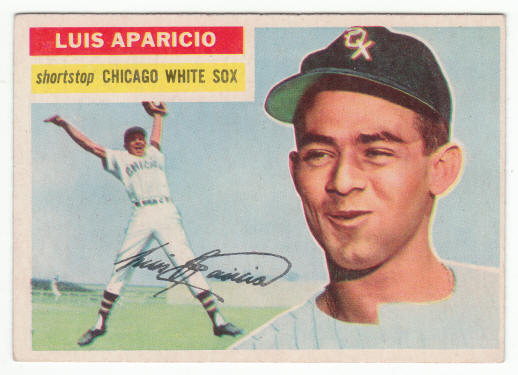 1956 Topps #292 Luis Aparicio Rookie Card front
